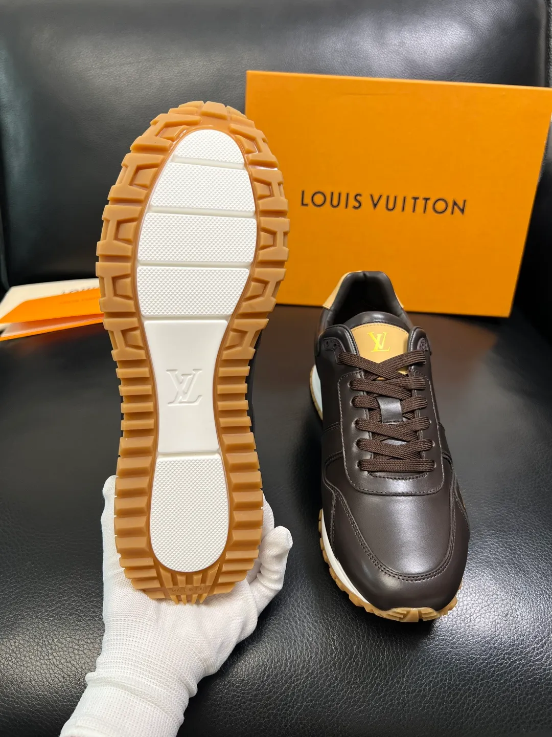 Men's shoes 💰740 Lv high quality top handicrafts Louis Vuitton, counters are equipped with the original factory, the uppers are imported from Italy, high-quality splicing colorful complex crafts, imported cowhide lining is soft and comfortable, soles: original soles specially provided by the original factory, T men's shoes 💰U exclusive movable molded soles are super comfortable, original factory single goods, code number 39-44 (customized 45)